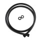 Black PVC Shower Hose 1500mm